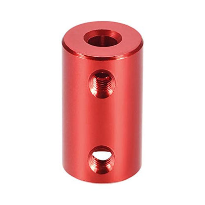 uxcell 5mm to 10mm Bore Rigid Coupling Set Screw, Dark Red - size: 5mm to 10mm
