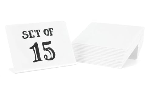 Set of 15 Mini Whiteboard, Small Dry Erase Food Signs 3 x 4 inches - Desktop Signs for Party Buffet, Food Display Card, Tabletop Chalkboards for Kitchen, Standing Menu Black Boards for Wedding