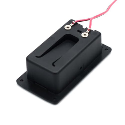 9 Volt Battery Box with Switch Leads Battery Box Suitable for Pickups and Violins - size: 72x38.5x23mm