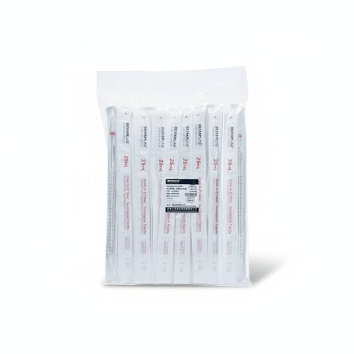 Serological Pipettes, 25ml Disposable Plastic Pipettes, Graduated Scale, Lab Grade, 25-Pack
