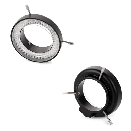 AmScope LED-144 YK 144-LED Microscope Ring Light with Adapter