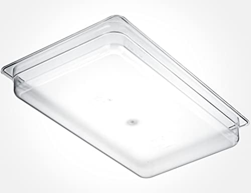 CURTA 6-Pack Full Size 2.5" Deep NSF Polycarbonate Food Pans | Dishwasher & Freezer Safe Clear Container for Prep Tables, Buffet, Salad Bar, Commercial & Home Kitchen - color: Full Size, size: 2-1/2" Deep