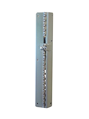 Durham Steel Locking Hinge for Small Slide Racks, 312, 1-1/4" Width x 13-1/2" Height, Chrome Plated Finish