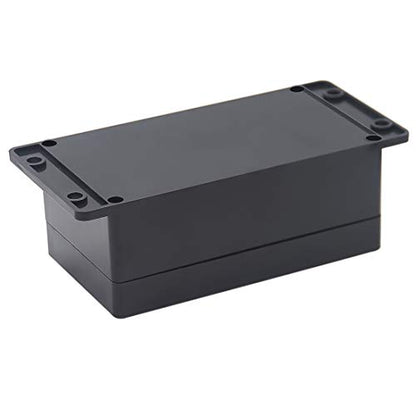 Project Box IP65 Waterproof Dustproof Junction Boxes ABS Plastic DIY Electronic Case,Indoor & Outdoor Electrical Power Cord Enclosure with Fixed Ear Black 6.22 x 3.54 x 2.36 inch(158x90x60mm)