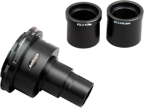 AmScope CA-NIK-SLR Nikon SLR/D-SLR Camera Adapter, Black - style: Nikon SLR Style 1