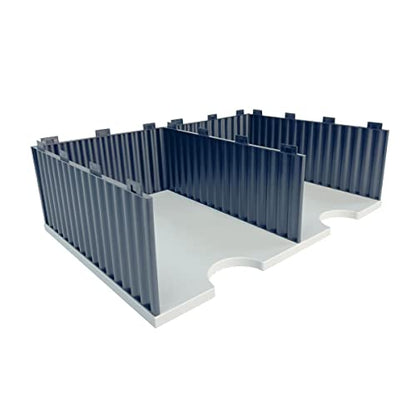 Ultimate Office TierDrop Riser Storage Base, Lifts Sorter 5 inches, 2 Slots - size: Riser Base Add-On