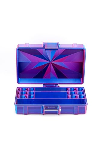 12-Slot 3 ml Vial Case with 30ml & Syringe Storage| Organizer for GLP-1, Peptides, Research - size: 12 x 3ml 1 x 30ml + Storage