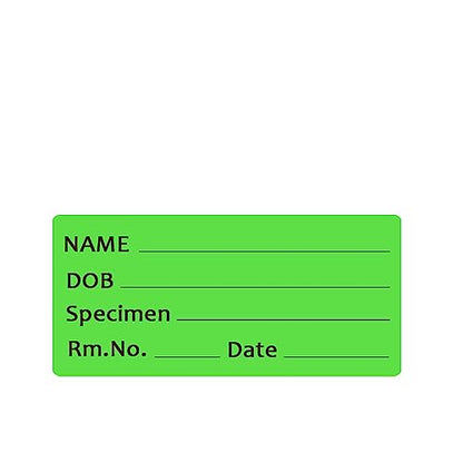 Pathology Labels,2x1 Inches Permanent Paper Label,Pathology Specimen Medical Healthcare Labels,500 Pcs Per Roll (Pack of 2) - size: 2x1 Inch (Pack of 2)