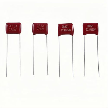 30 Values 300 Pieces Metallized Polypropylene Capacitor Kit CBB22 100V-250V - style: 100V-250V 300pcs
