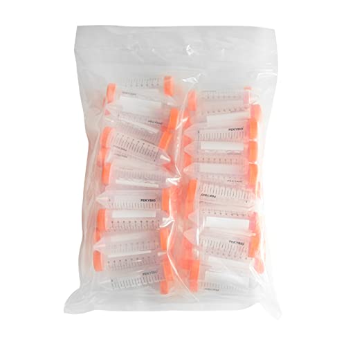 PEKYBIO 50ml Centrifuge Tubes Sterilized Polypropylene Conical Test Tube with Screw Cap Plastic Container with Graduated and Write Marks 50Pcs - size: 50ML Concial Bottom