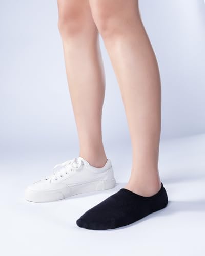IDEGG No Show Socks Women 10 Pairs Low Cut Anti-Slid Athletic Casual Socks - color: Color C - 5 Gray and 5 Black, size: 12-14