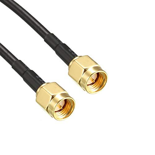 uxcell SMA Male to SMA Male Coaxial Cable 50 Ohm 3 Feet RG174 - size: 3 Feet