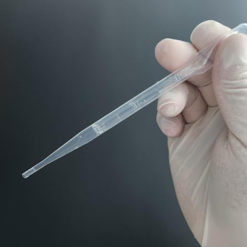 50 PCS 3ml Disposable Plastic Transfer Pipettes, Graduated Droppers
