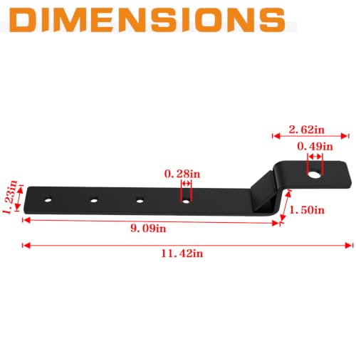 Motorcycle Universal Saddlebag Mounting Bracket for Harley, Honda, Suzuki