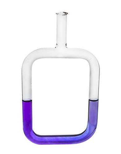 EISCO Convection Tube, 6" x 10" - Fitted with a Filling Funnel - Demonstrates The Conventional Movement of Heated Liquids