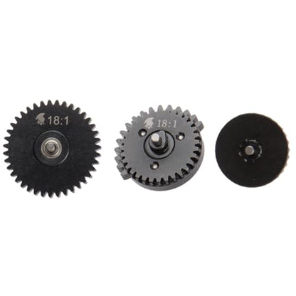 Lancer Tactical 18:1 High Speed Steel CNC Bearing Gear Set V2 V3 Gear Box