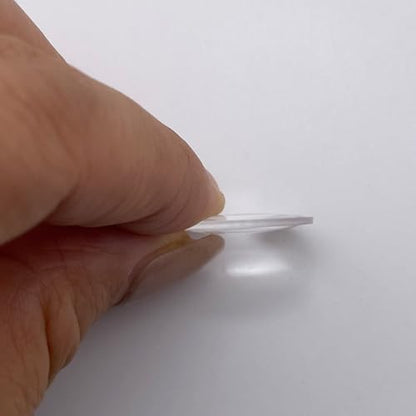 Double Convex Lens - 20mm Diameter, 34mm Focal Length, Optical biconvex Lens for Physics Experiments, Photography, Magnifying, and DIY Projects - Pack of 5pcs (20mm x H2.66mm x F34) - size: 20mm x H2.66mm x F34