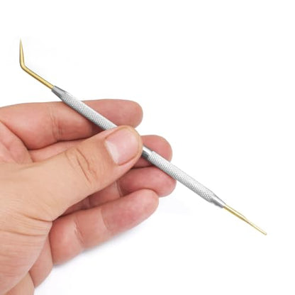 3D Printer Removal Cleaning Tool Kit - color: Black- Steel and Brass Picks