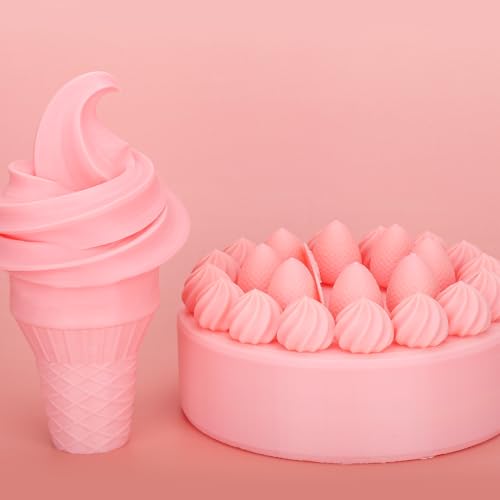 3DHoJor PLA+ 3D Printer Filament Soft Pink,1KG - color: Pla+-1kg Soft Pink