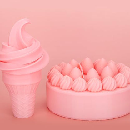 3DHoJor PLA+ 3D Printer Filament Soft Pink,1KG - color: Pla+-1kg Soft Pink