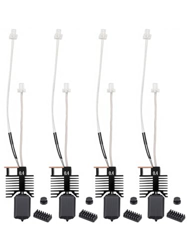 0.4mm Hardened Steel Nozzle U1 Hotend Assembly Compatible with Snapmaker U1 - size: 4 Pcs