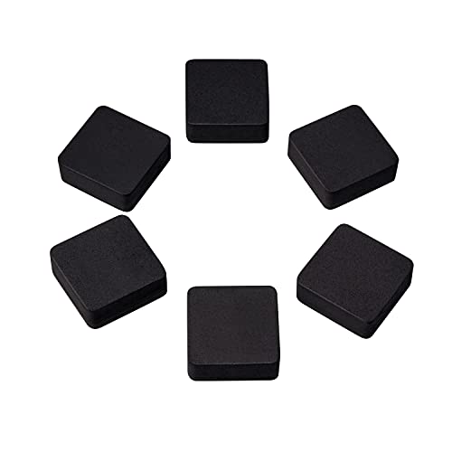 Favourde 48 Pack Magnetic Whiteboard Dry Erase Erasers for Classroom School - color: Black