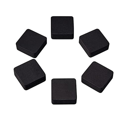 Favourde 48 Pack Magnetic Whiteboard Dry Erase Erasers for Classroom School - color: Black