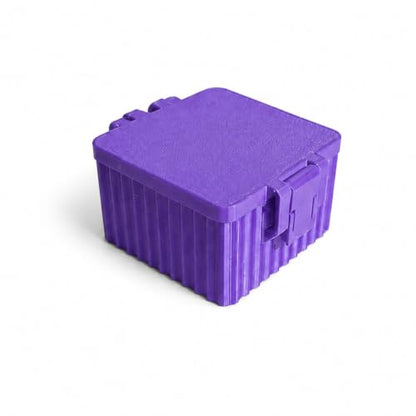 Peptide Case for Fridge, Vial Storage Box Holds 9 Vials 2ml 3ml, Purple - color: Purple