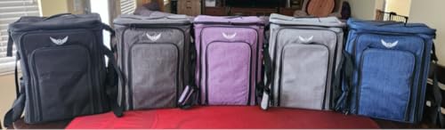 Ultimate Board Game Travel Bag – Durable Storage Case for Up to 10 Games, Water-Resistant, Adjustable Strap & Handles – Perfect for Game Nights, Conventions & Tournaments (Parent) (Purple) - color: Purple