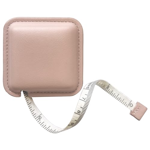 Tape Measure for Body Measuring Medical Body Cloth Tailor Craft Dieting Measuring Tape, 79 Inch/2 M Dual Sided Retractable Measuring Tape for Body Fabric Sewing Measurements Square(Pink) - color: Pink 2 M 1 pack