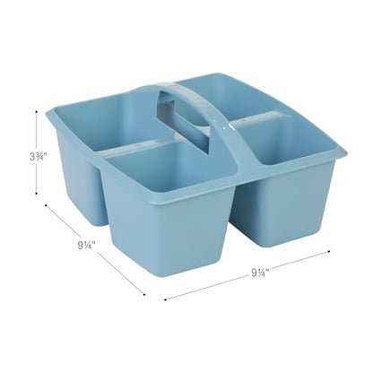 Really Good Stuff 4-Compartment Caddies, Boho, 6-Pack