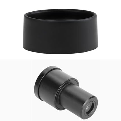 SING F LTD 2Pcs Rubber Eyepiece Foldable Eye Cups Compatible with 27-29mm Microscope Binoculars