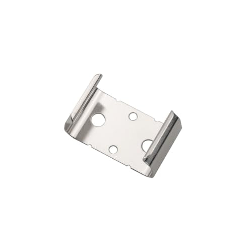 10PCS Silver 9-Volt Battery Clips Battery Holder Clip AA Double Battery Holder Fixing Clip Instrument Battery Clips Battery Support Clamp