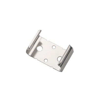 10PCS Silver 9-Volt Battery Clips Battery Holder Clip AA Double Battery Holder Fixing Clip Instrument Battery Clips Battery Support Clamp