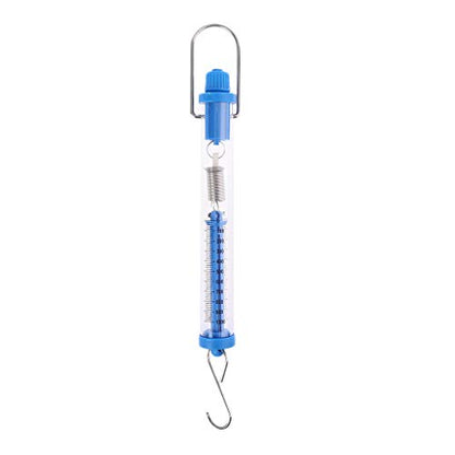 Dynamometer Spring Scale Transparent Spring Balance Hanging Tube Spring Scale 2.5N/10N for Physical Eperiment Stable