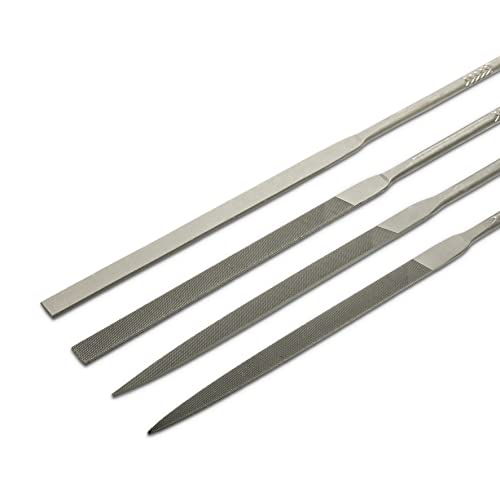 Crescent Nicholson 12 Piece Needle File Set with Handles | 37392 - size: 5-1/2", style: 0 Cut