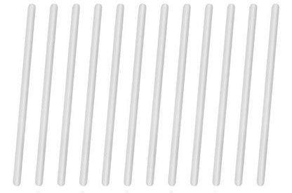 EISCO 12PK Polypropylene Stirring Rods, 11.8" - Rounded Ends, 7mm Diameter - Excellent for Laboratory or Home Use - Chemical & Heat Resistant Plastic