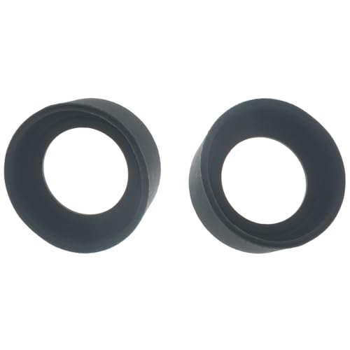 2 PCS Eyepiece Eye Cup 36 mm Inner Diameter Eye Guard Rubber Binocular Eyepiece Cover for 34-37 mm Stereo Microscope Telescope