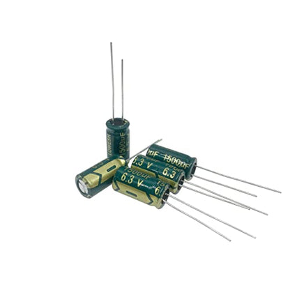 20pcs 6.3V 1500uF 8x16mm Aluminum Electrolytic Capacitors - style: 20Pcs 6.3V 1500UF
