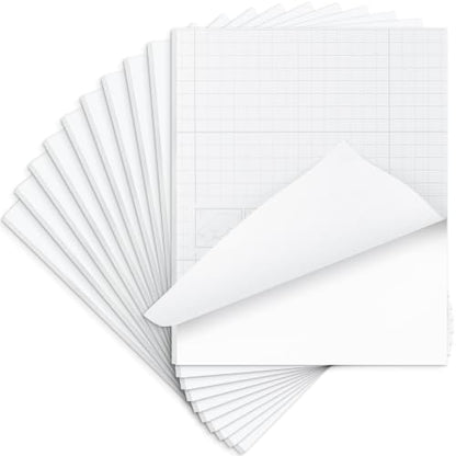 Golden State Art, 16x20 One Side Self Adhesive White Foam Boards 10 Pack 3/16" Thick Lightweight but Sturdy Self Sticky Foam Boards for Projects, Pictures, Decorations and Craft Display - size: 16x20