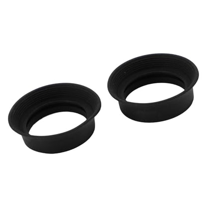 2Pcs Eyepiece Eye Cups, Eyepiece Cover Guards Foldable Soft Rubber Binocular Microscope Eyepiece Eye Guards for 28-32mm Microscope Monocular Binocular Eyepiece