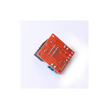 2Pack L298N Motor Drive Controller Board Module Dual H Bridge DC Stepper Compatible with Ar-duino Electric Projects, Smart Car Robot
