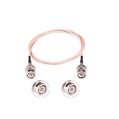1pc BNC Male to BNC Male Extension Coax Cable RG316 3feet 1m RF Coaxial Antenna Jumper(F78-1)