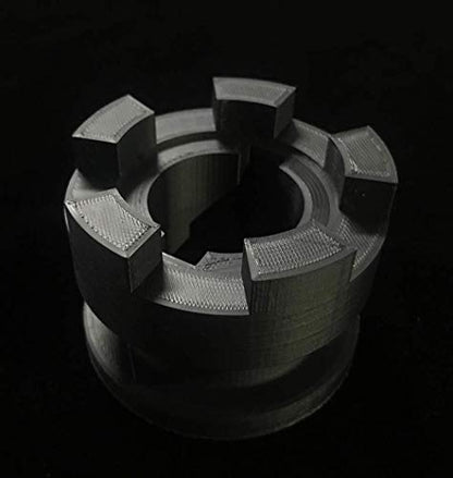 FLASHFORGE PLA Filament 1.75mm, 3D Printer Filament 1kg (2.2lbs) Spool, Dimensional Accuracy +/- 0.02mm, 3D Printing Filament Easy to Use and Fits for Most FDM 3D Printers (Black) - color: Black