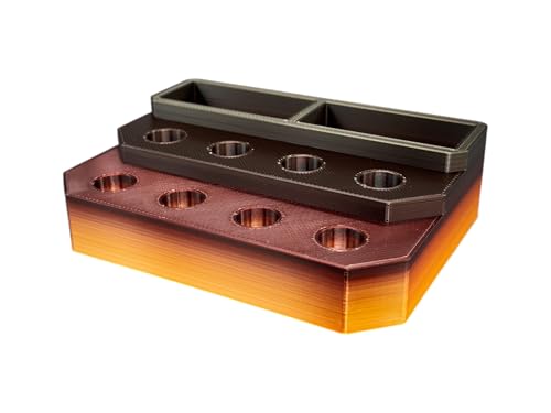 Slide Stand-14mm Eight Spaces with Segmented Storage (Midnight Flare) - color: Midnight Flare