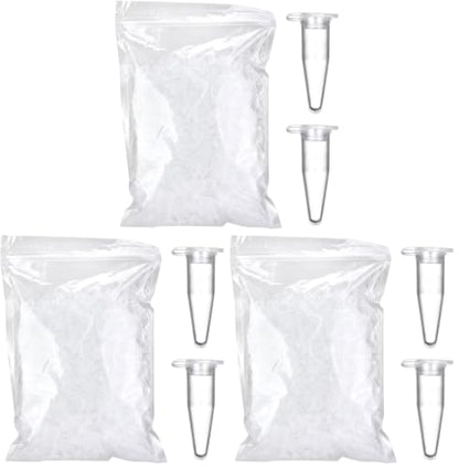 0.2ml Microcentrifuge Tubes 1000 Pieces, EO Sterilized Plastic Small Vials with Caps for Sample Storage Without Leakage(1000) (Pack of 3) - size: Sterile 0.2ml 1000pcs (Pack of 3)