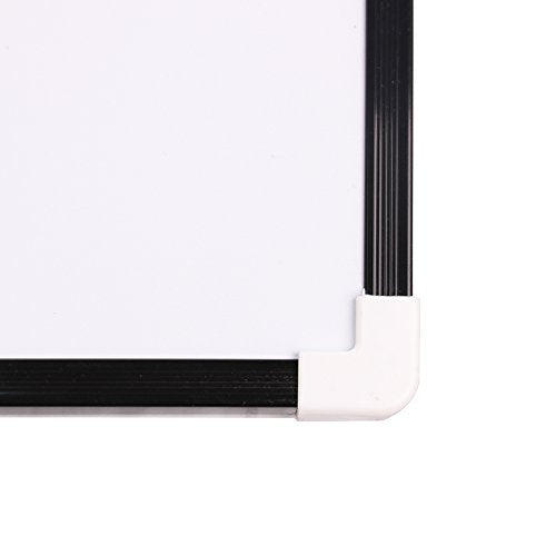 VIZ-PRO Magnetic Dry Erase Board, 12" x 8" Small Hanging Whiteboard - size: A4-Magnetic-black