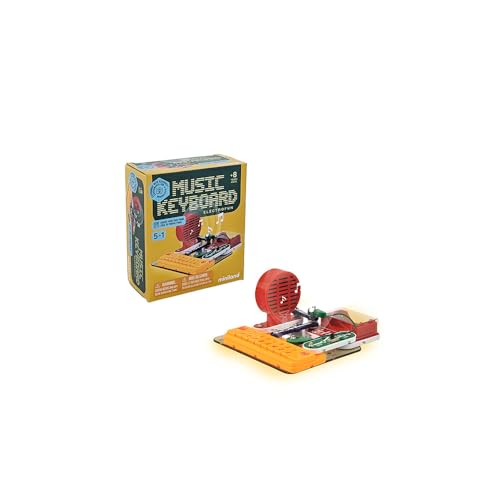 Miniland Kids Games, Build Your Own Musical Keyboard, Electronic Game for Children, Building Toys, Science for Children, Stem Toys for Ages 8-13 | Electrofun: Music Keyboard - style: Music Keyboard