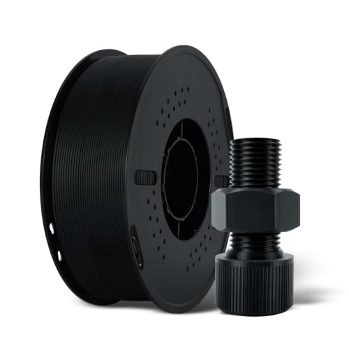 Kingroon ABS 3D Printer Filament 1.75mm - High Strength, Heat Resistant Filament for Functional Prototypes, Mechanical Parts,1kg Spool, Black - color: 1kg Black, size: ABS