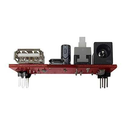 Breadboard Power Supply Board Module 3.3V/5V Dual Voltage (2 Pack) by MakerSpot with Fuse Protection - style: Dual Voltage PCBA - 2 Pack